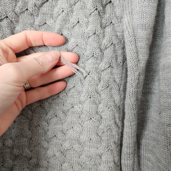 SMARTWOOL Hesperus Full Zip Cardigan Sweater 100% Merino‎ Wool in grey Small - Picture 10 of 10